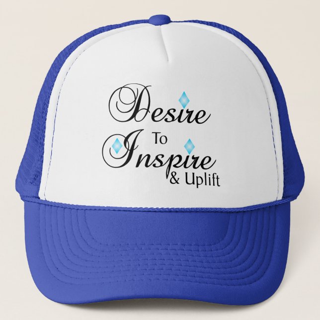 Desejo de Inspirar Boné de Caminhoneiro (Frente)