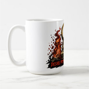 Desejo Desvanece a Paz Permanece Caneca de Café Ze