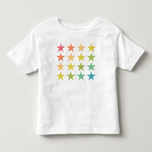 Desejo em uma estrela - Camisa T colorida do arco-