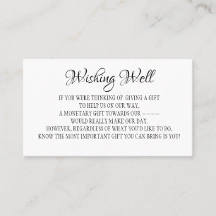 Desejo Minimalista para Convite de Casamento