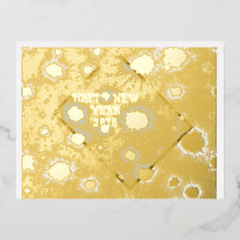 Desejos da placa de dobra do feliz ano novo.