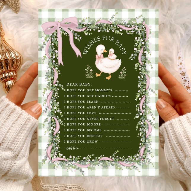 Desejos de Bebê Silly Goose Verde Sage para Jogo d (Criador carregado)