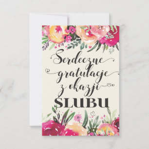 Desejos de casamento polonês na Polônia