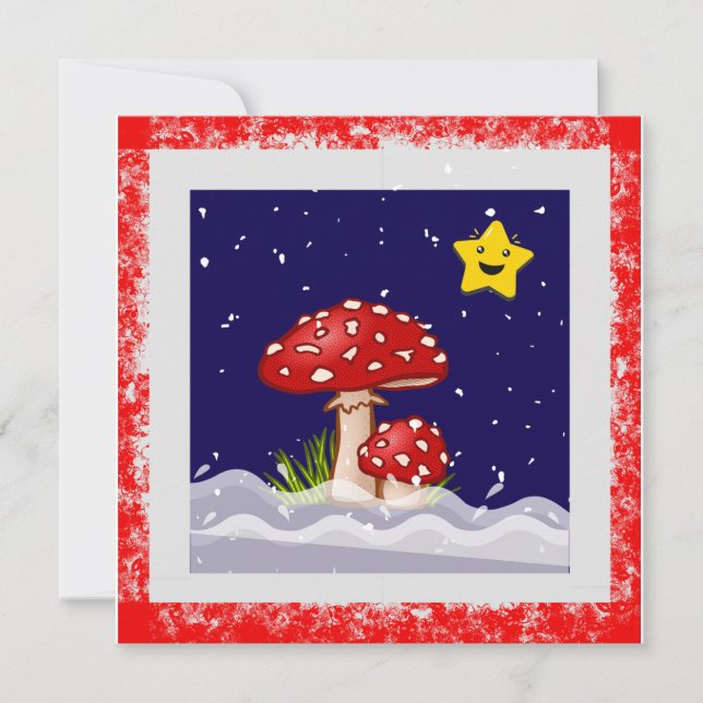 Desejos de Natal, dias nevando (Frente)