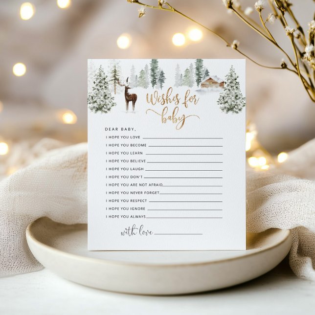 Desejos de veados de madeira de inverno (Criador carregado)