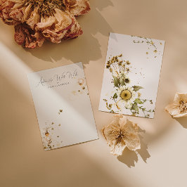 Desejos e Conselhos de Casamento Boho Wildflower