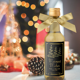 Desejos mais calorosos Mini Árvores de Férias Dour