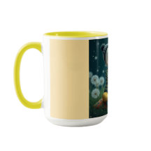 Desejos na caneca de vento e na louça