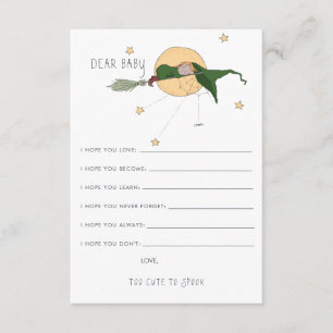 Desejos para a bruxa bonito do cartão   do