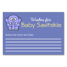 Desejos para Cartão de Aconselhamento para Bebês