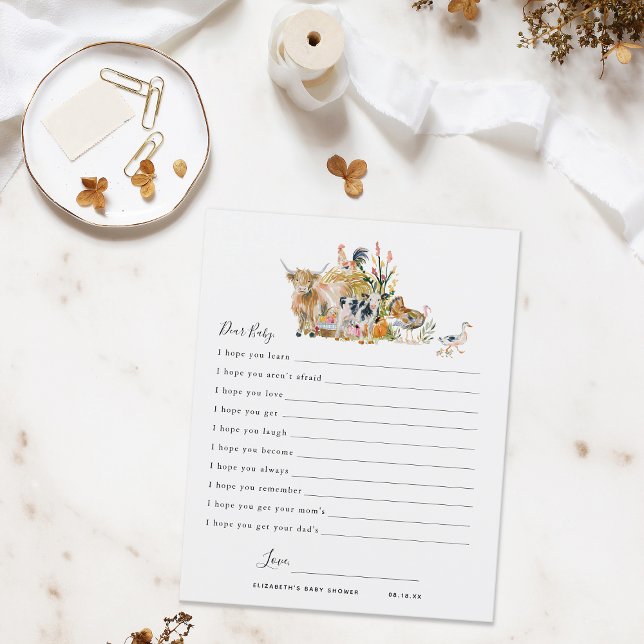 Desejos para o Bebê | Jogo para Chá de Bebê de Out (Criador carregado)