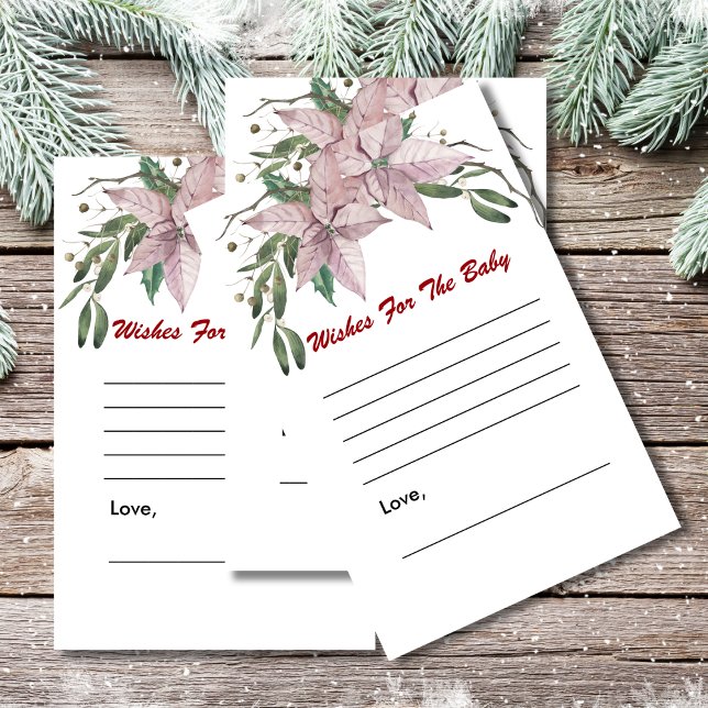 Desejos para o chá de fraldas de um bebê de invern (Criador carregado)