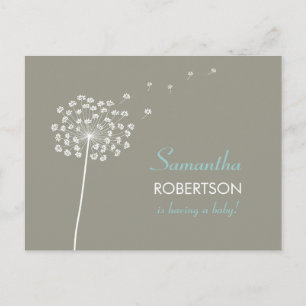 Desejos para o convite do cartão do chá de fraldas