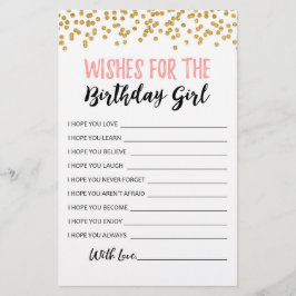 Desejos para o jogo de Festa de aniversário de Ani