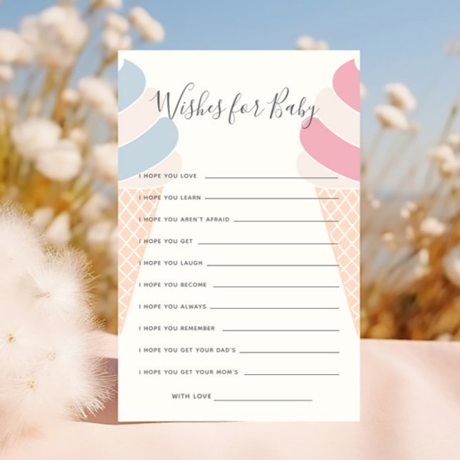 Desejos Para Sorvete De Bebê Folha Gênero (Criador carregado)