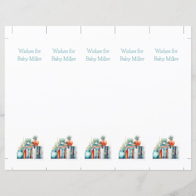 Desejos por Bebê, Chá de fraldas Keepsasasasak, In (Frente)