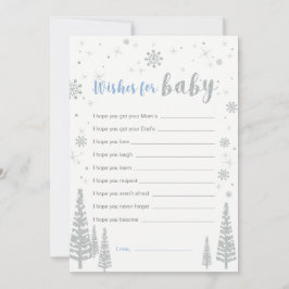 Desejos por Cartão de Bebê, Jogo de Chá de fraldas