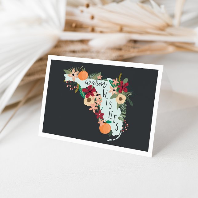 Desejos Quentes do Cartão de Nota Ilustrado da Fló (Criador carregado)