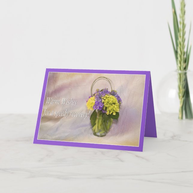 Desejos Quentes No Seu Cartão De Saudação De Recup (Frente)