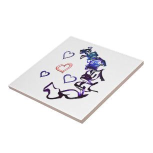 Desencadear meu Azulejo cerâmico cardíaco