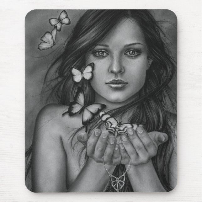 Desencadeie as borboletas Mousepad (Frente)