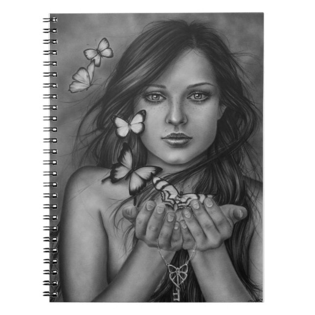 Desencadeie o caderno das borboletas (Frente)