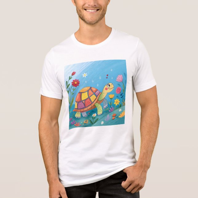 Desenhando Bebê Tartaruga (Frente)
