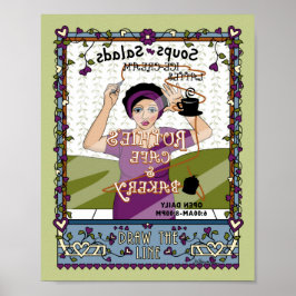 Desenhar o Poster Line_A_8x10