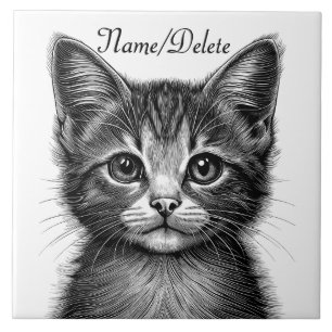 Desenho Adorável de Young Cat Personal