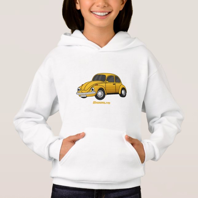 Desenho animado de carro clássico (Frente)