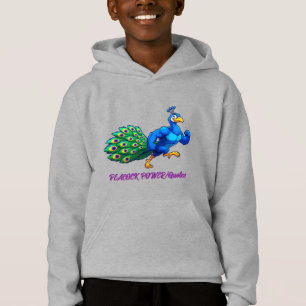 Desenho Animado de Pavão Musculoso e Divertido