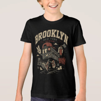 Desenho Animado Vintage do Metrô de Brooklyn Nova