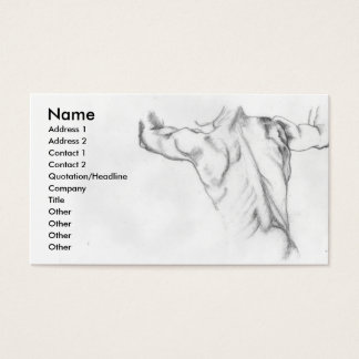 Desenho artístico de um homem de volta