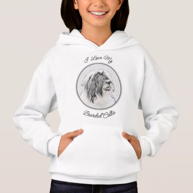 Desenho Collie Com Carapaça - Arte Cachorra Origin (Frente)