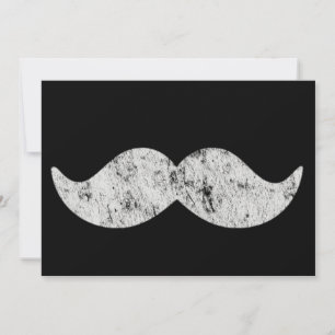 Desenho Colorido de Padrão de Bigode Retro