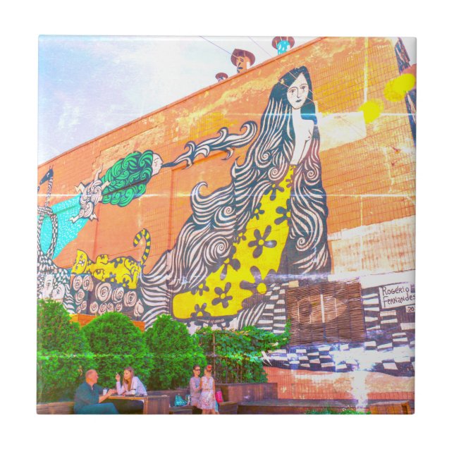 Desenho da arquitetura do edifício do grafite (Frente)