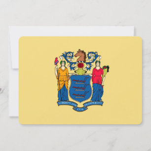Desenho da Bandeira do Estado de Nova Jersey