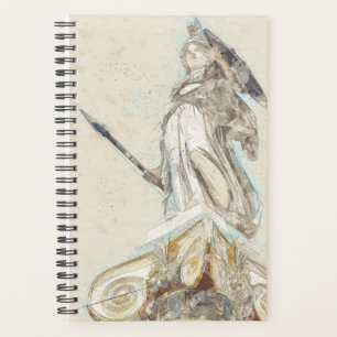 Desenho da Estátua do Planejador Athena - Grego An