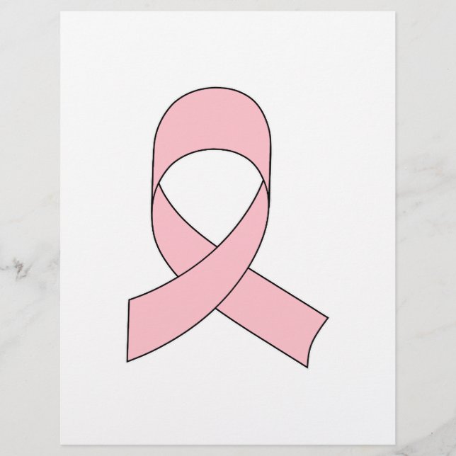 Desenho da Fita Rosa (Frente)