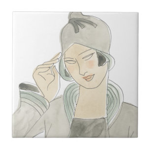 Desenho da Moda da Flapper