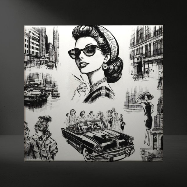 Desenho da Moda Vintage (Criador carregado)