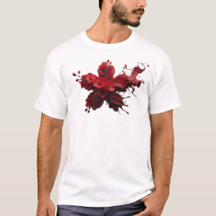 DESENHO DE CAMISA PERSONALIZADO FLOR ABSTRATA 35