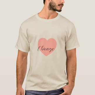 desenho de camiseta da cidade americana de Chicago