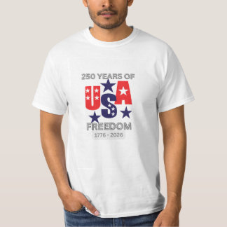 desenho de camiseta de 250 anos dos EUA