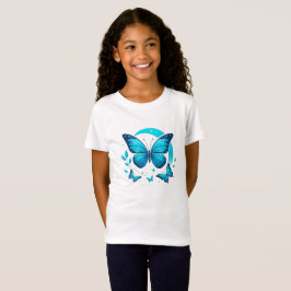 desenho de camiseta de menina baterflay