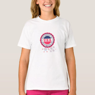 desenho de camiseta do dia da independência dos EU