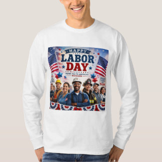 desenho de camiseta do feliz dia do trabalhador
