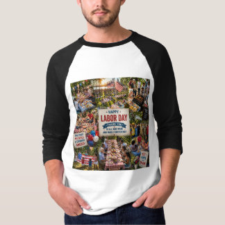 desenho de camiseta do feliz dia do trabalhador