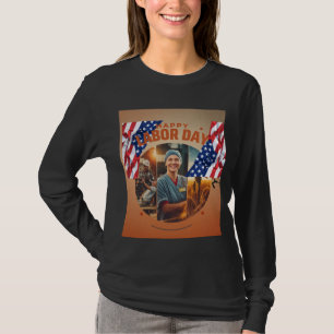 desenho de camiseta do feliz dia do trabalho