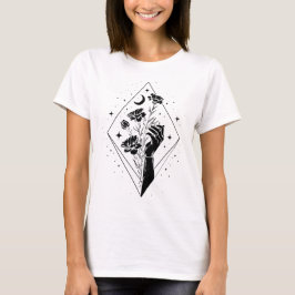 desenho de camiseta floral